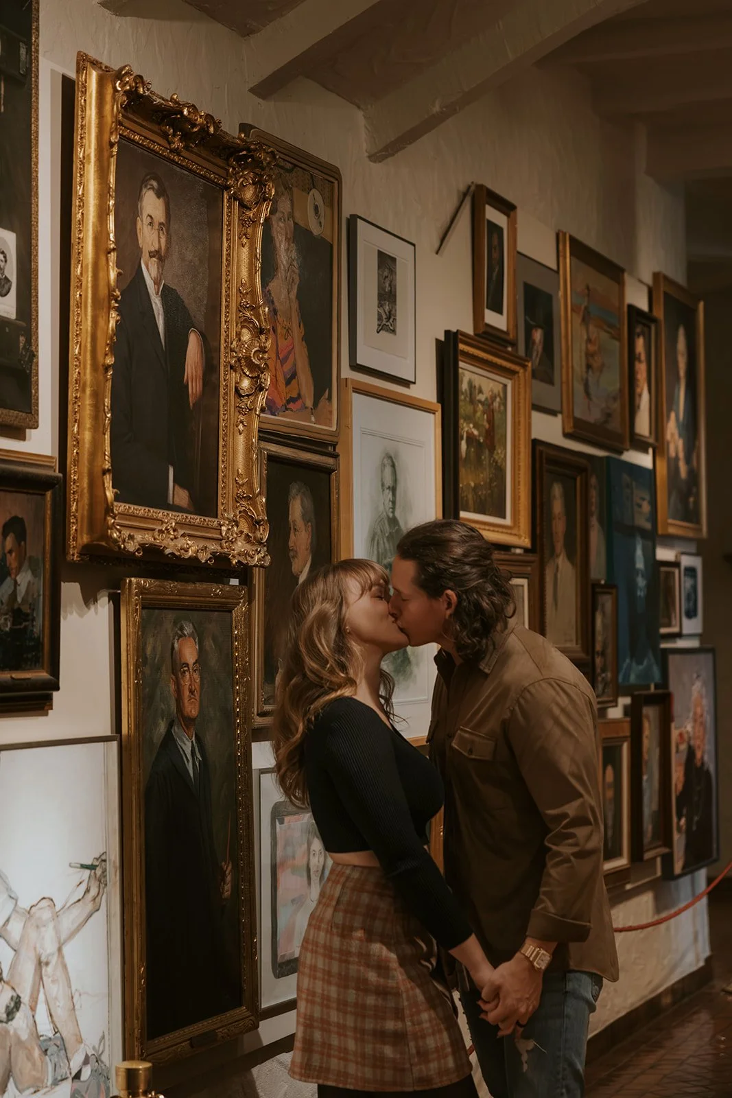 Stunning Engagement Session at Springville Art Museum