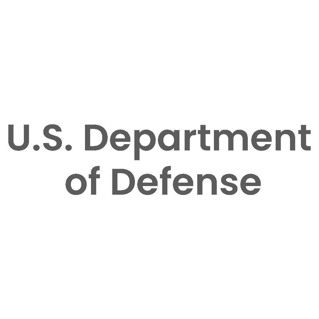 U.S. Department of Defense Plain Text Logo