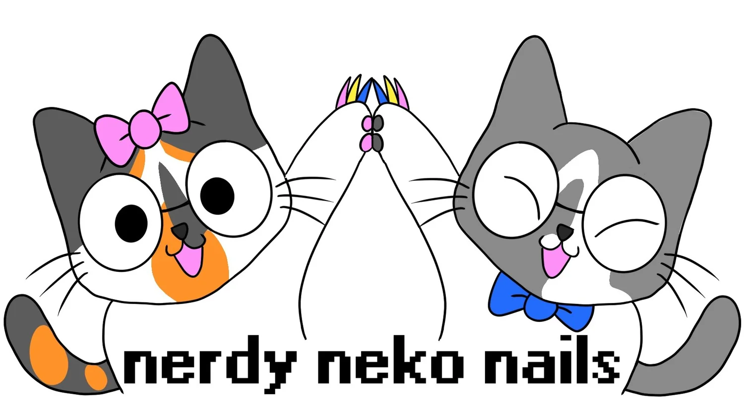 nerdy neko nails