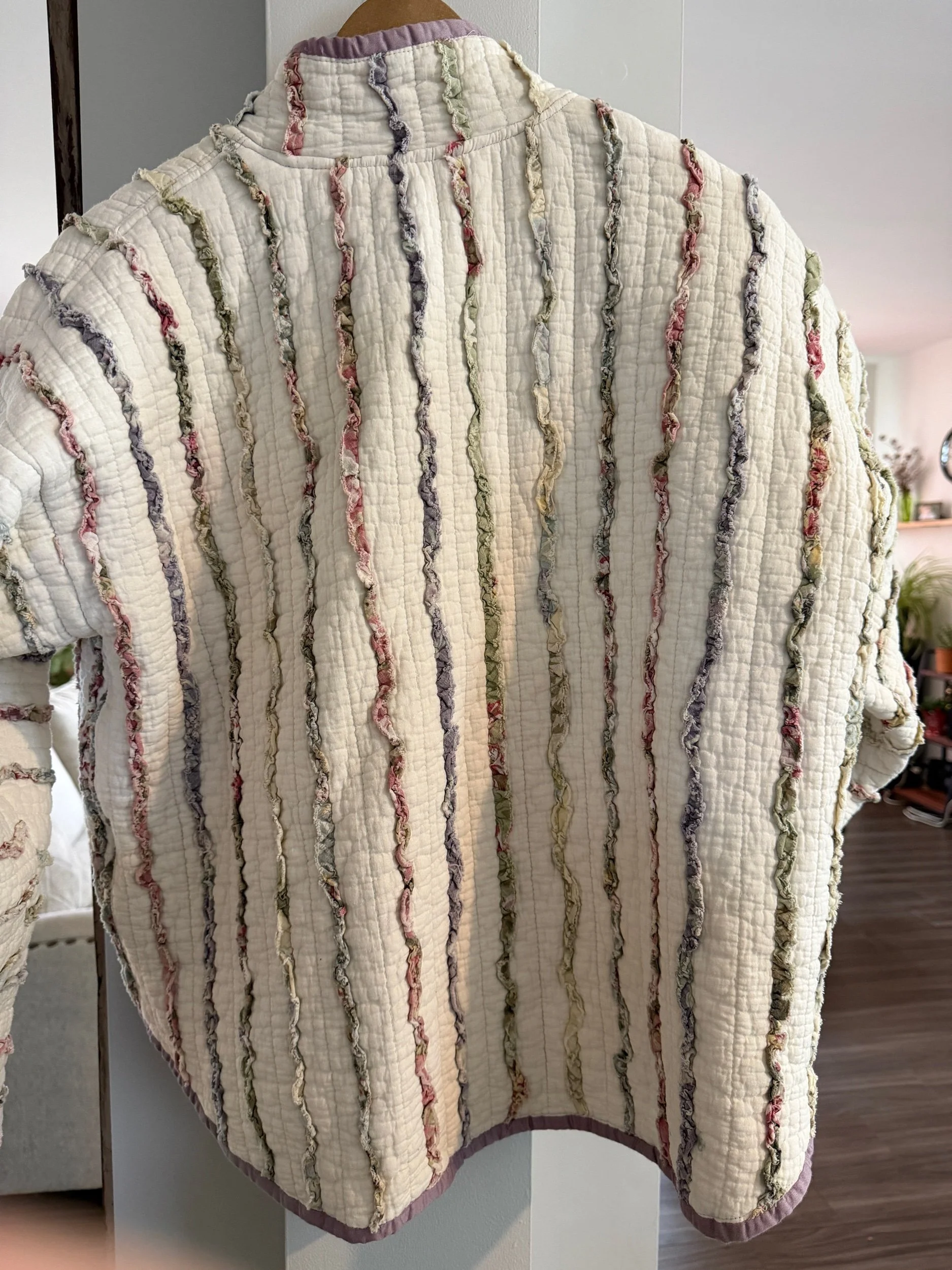 Striped Quilted Jacket