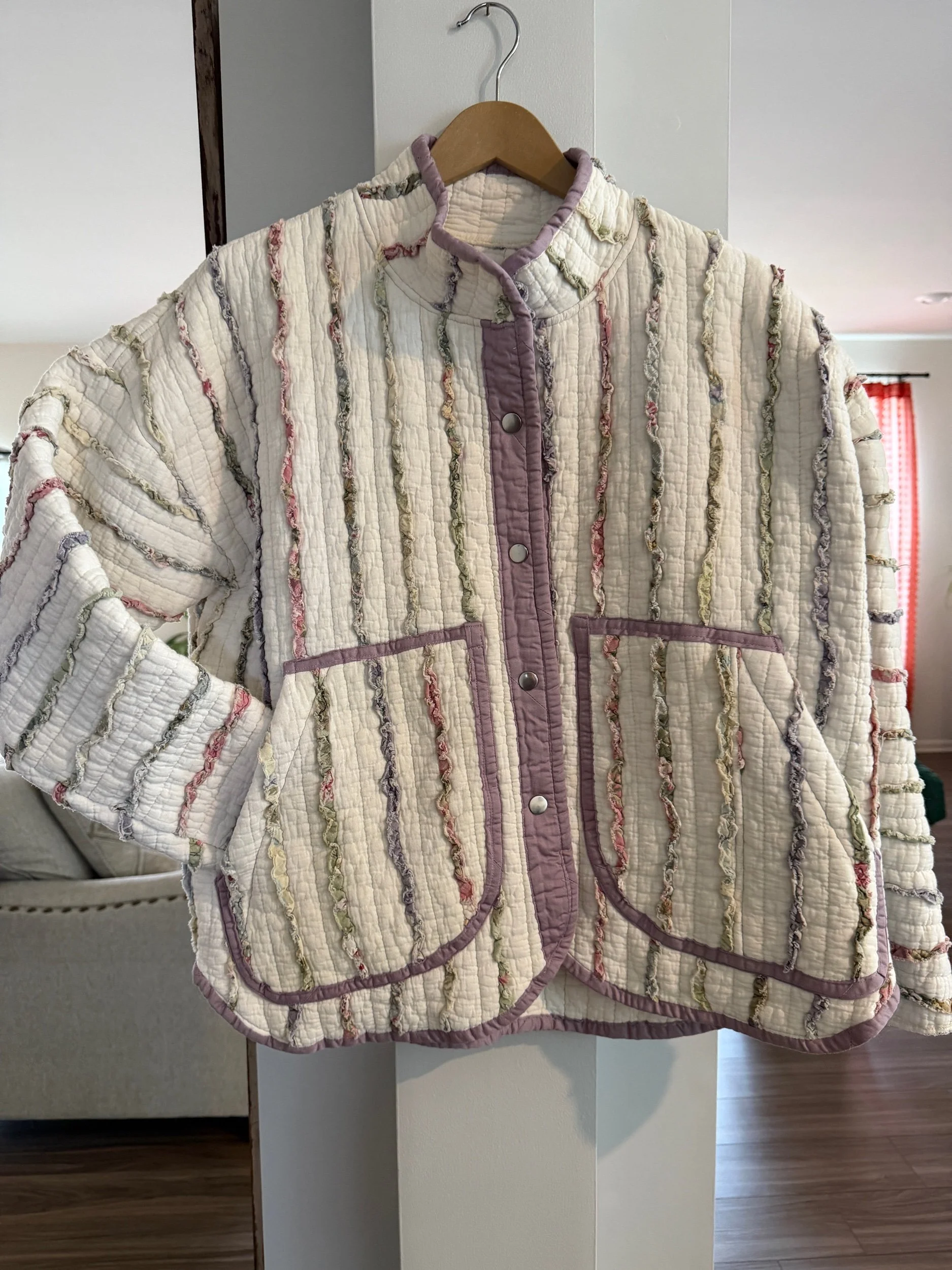 Striped Quilted Jacket