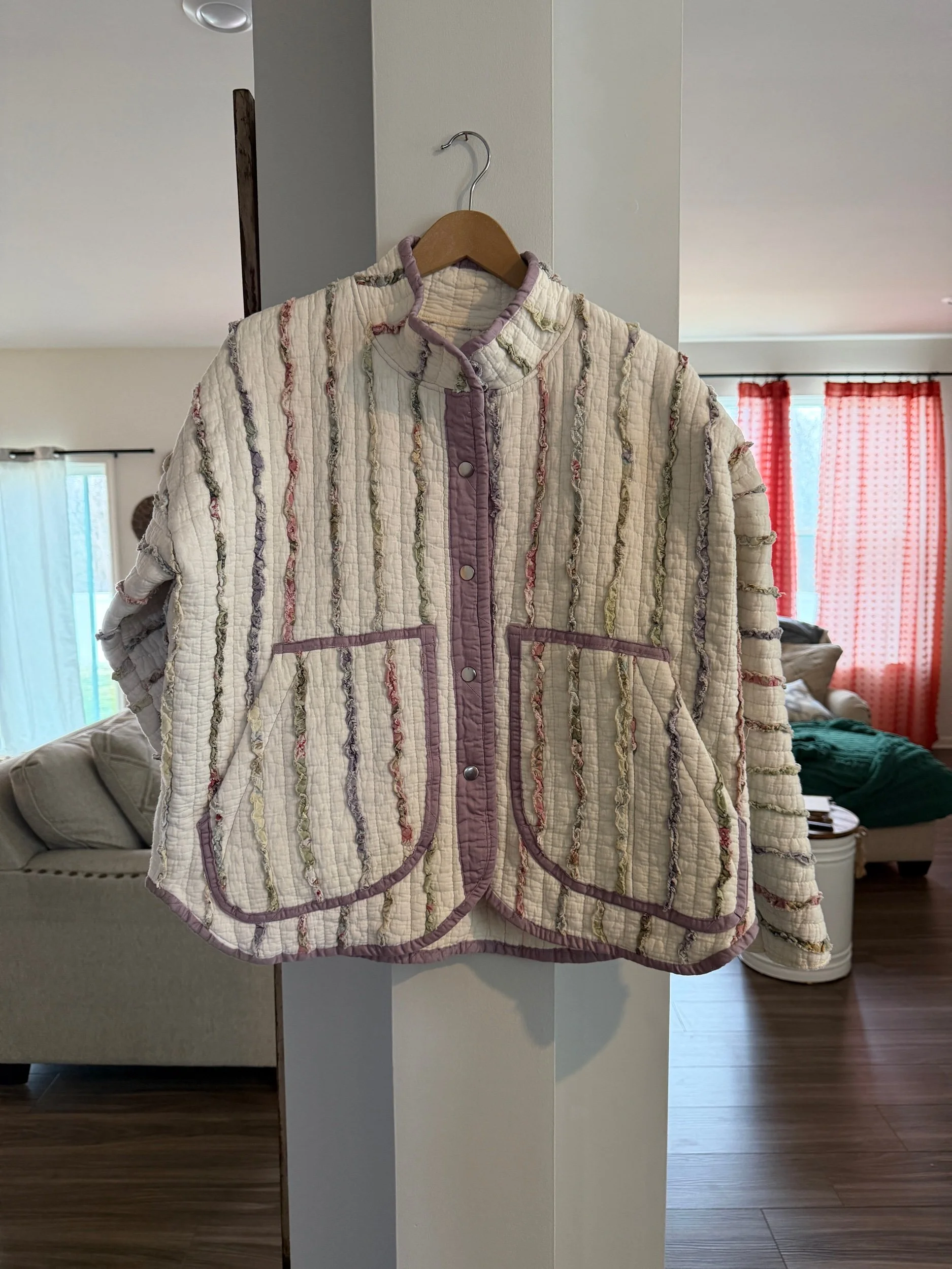 Striped Quilted Jacket