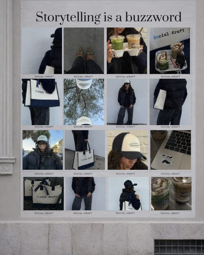 “Storytelling” is a buzzword