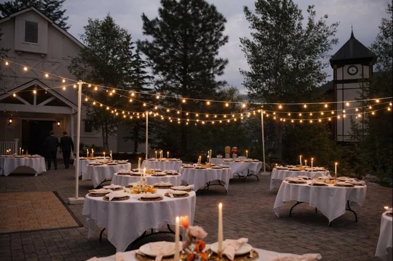 Bistro Lighting Set Up