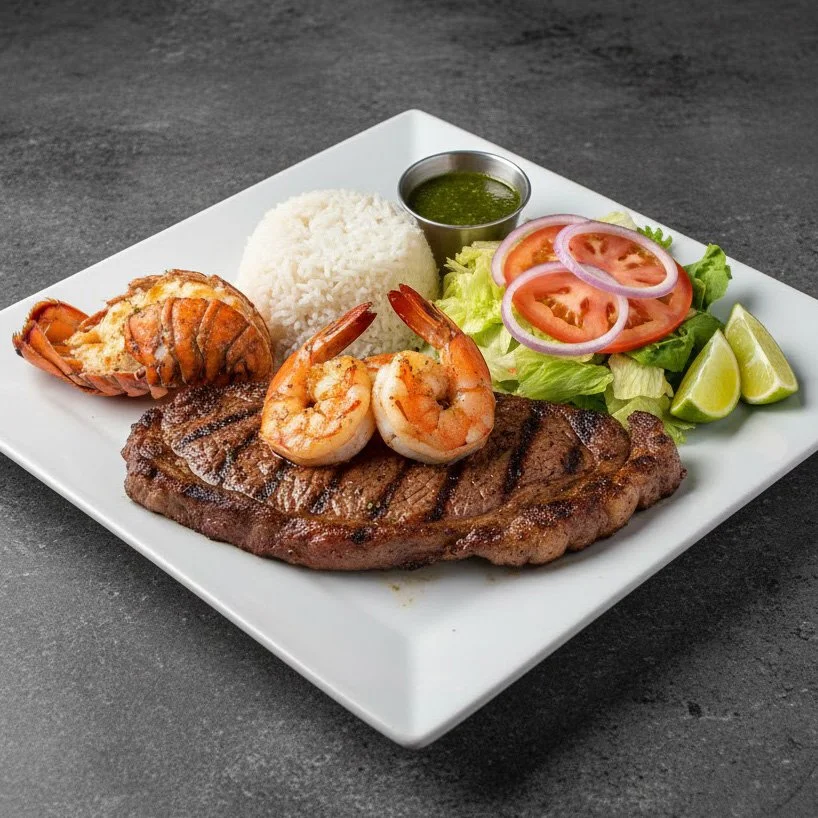 Churrasco Mar y Tierra