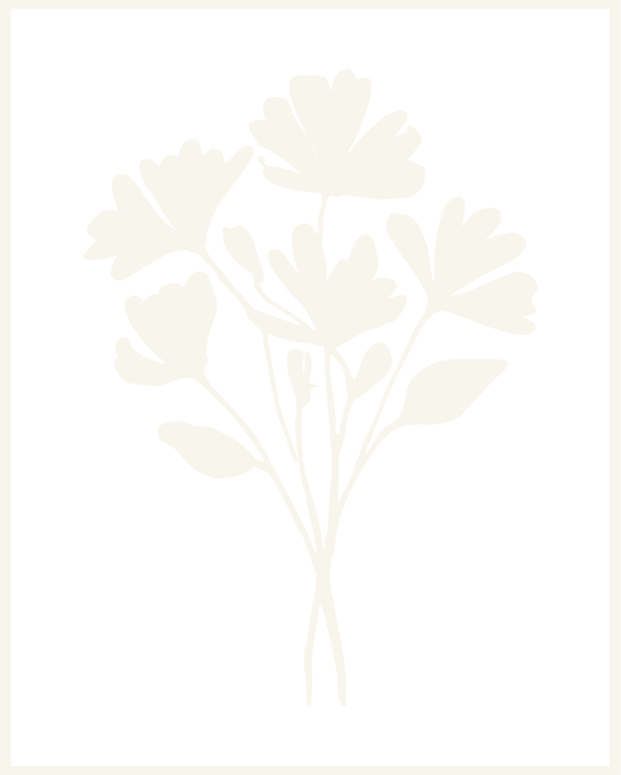 Floral bouquet illustration.