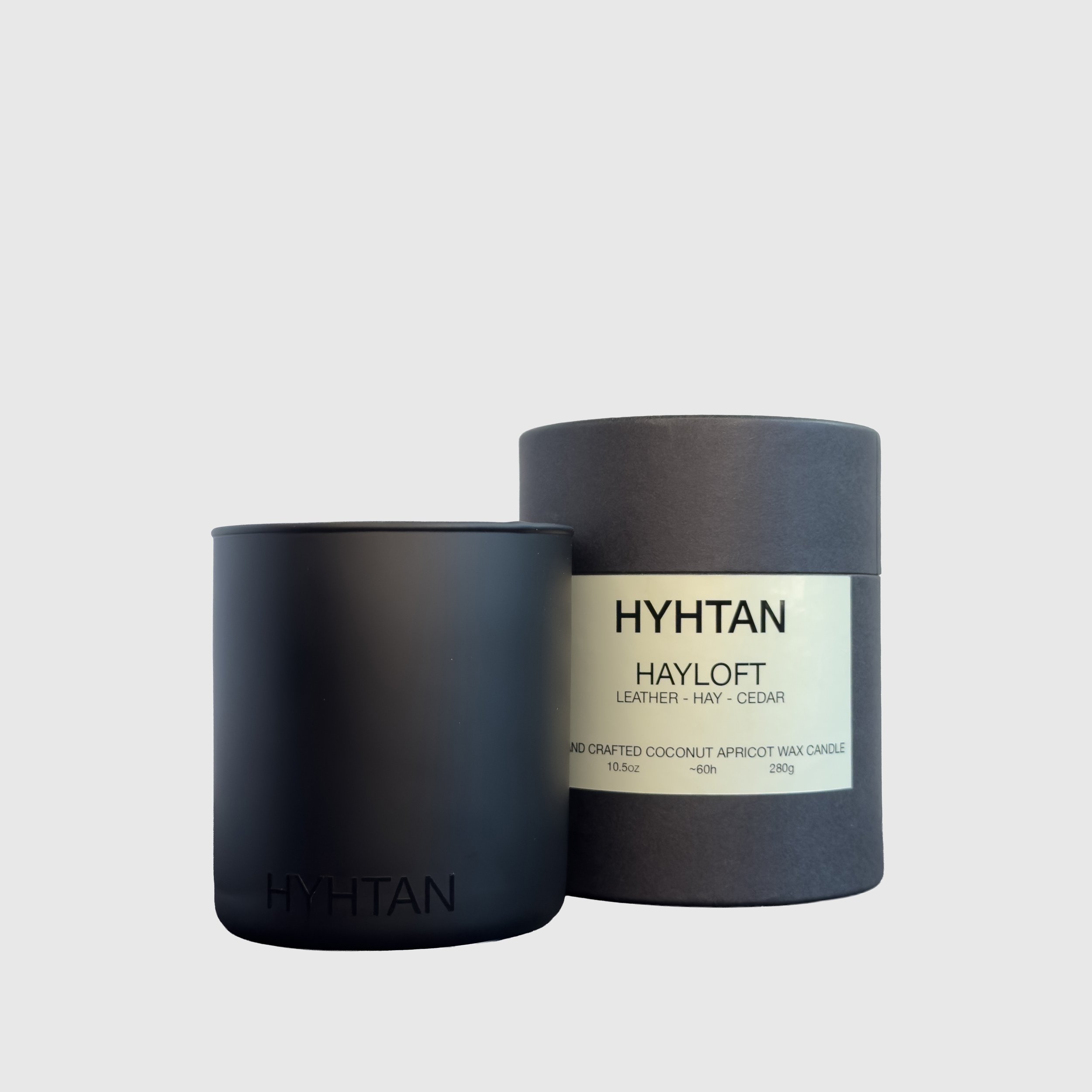 HAYLOFT - Matte Black Glass Vessel