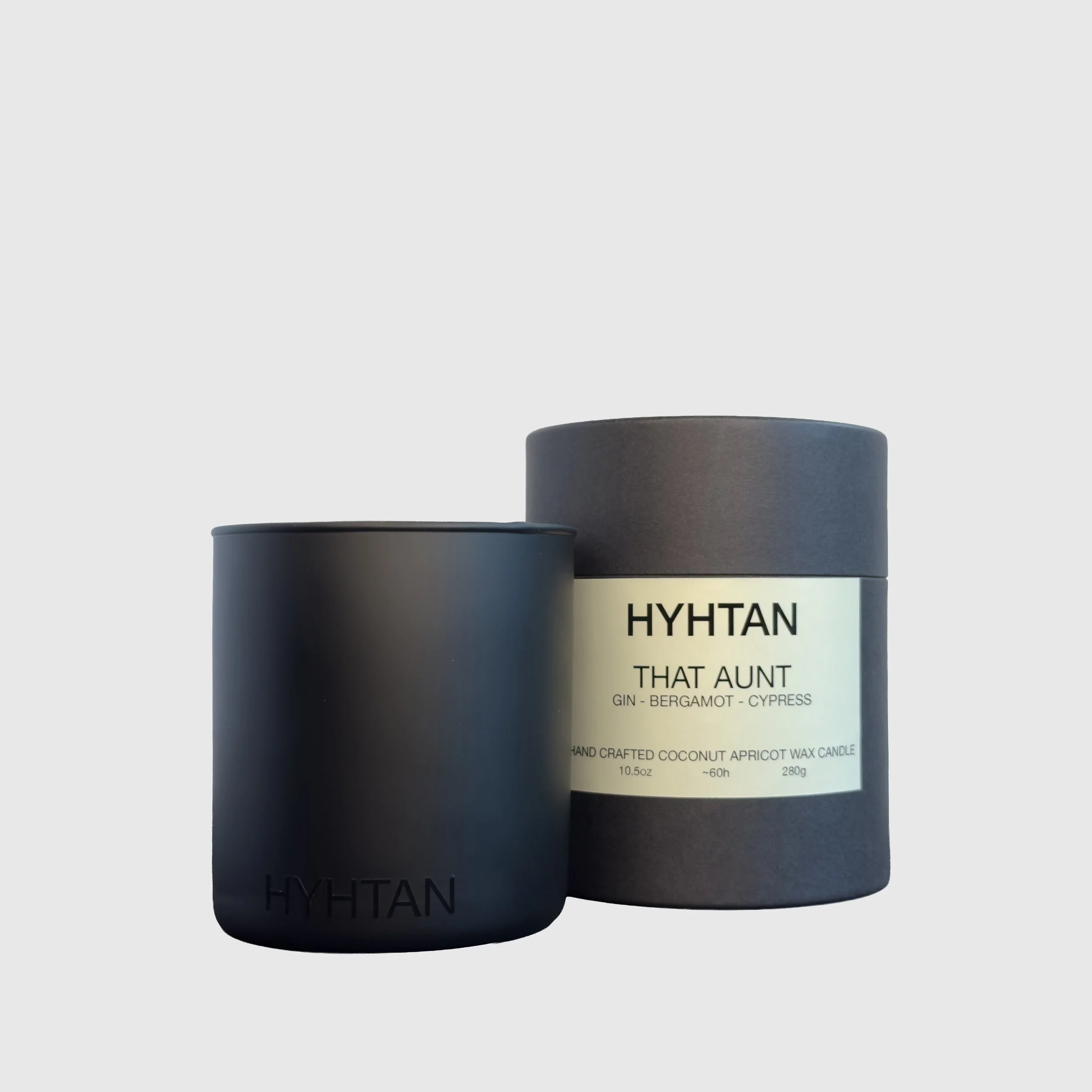THAT AUNT - Matte Black Glass Vessel