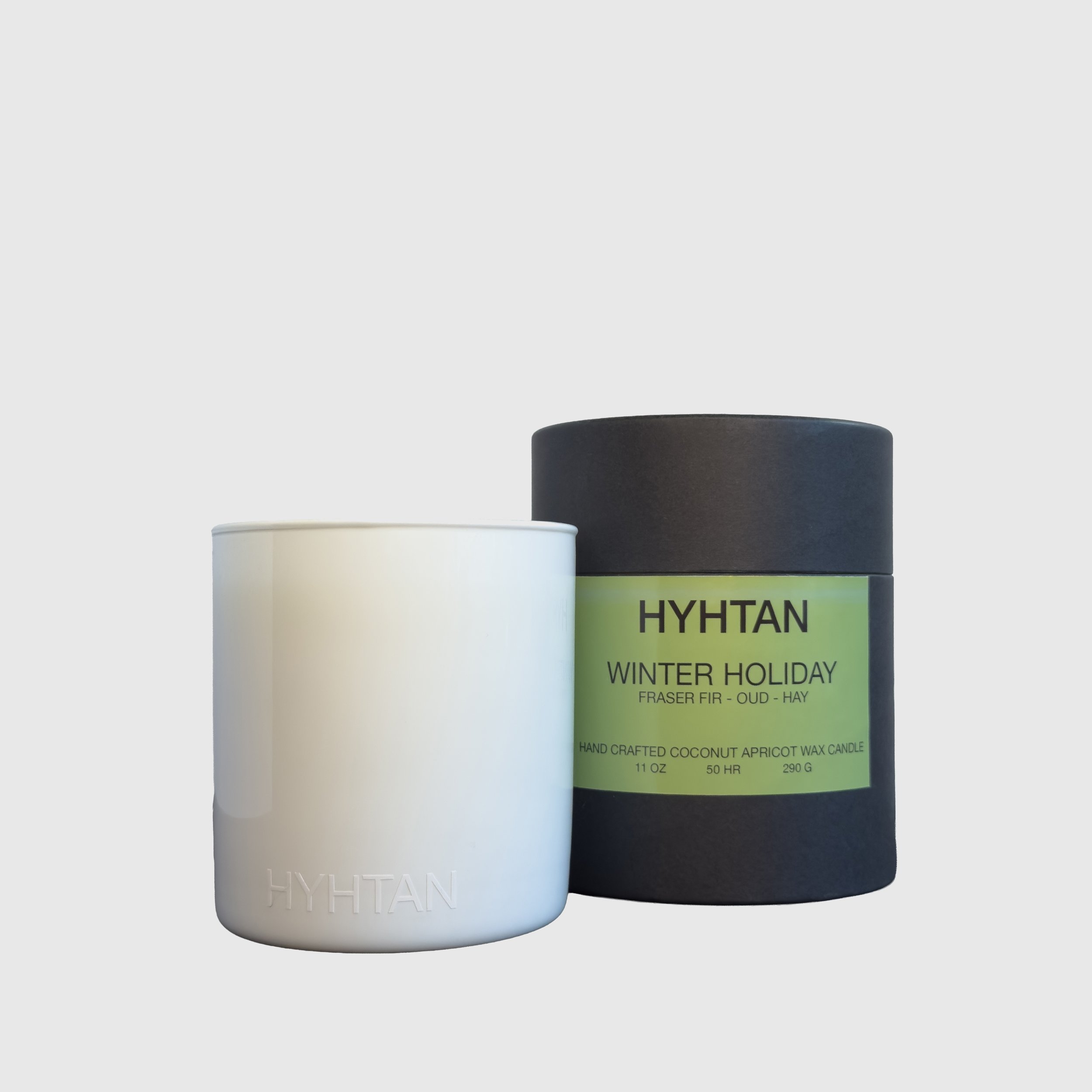 WINTER HOLIDAY - White Glass Vessel