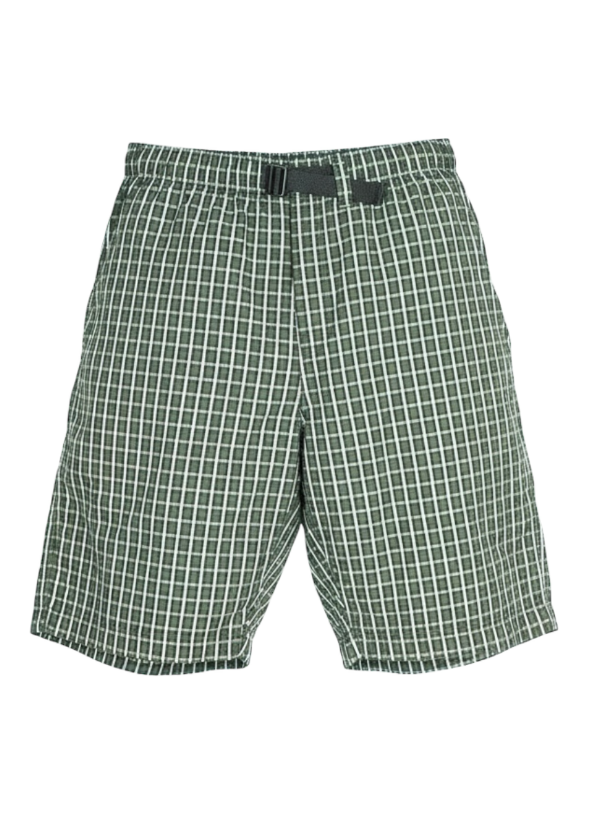 carhartt w.i.p. green plaid shorts