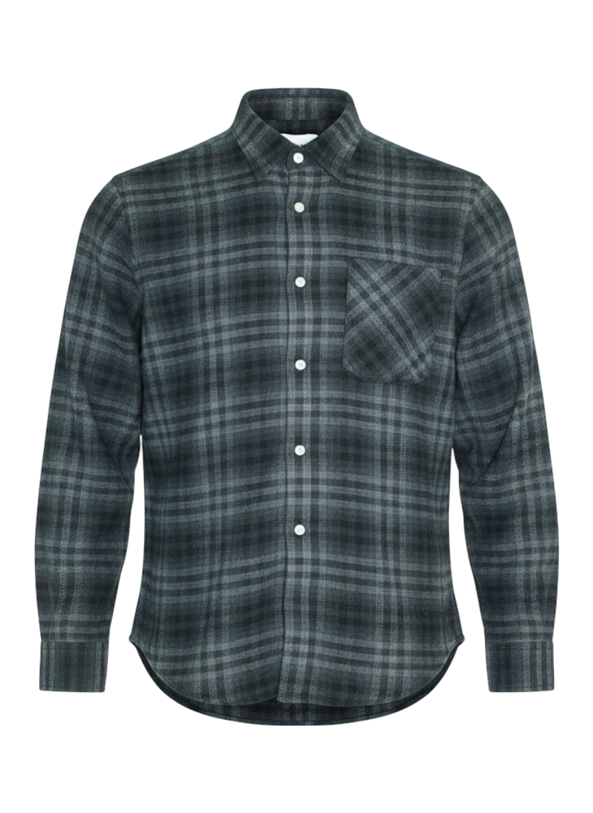 no nationality nn. 07 grey plaid flannel