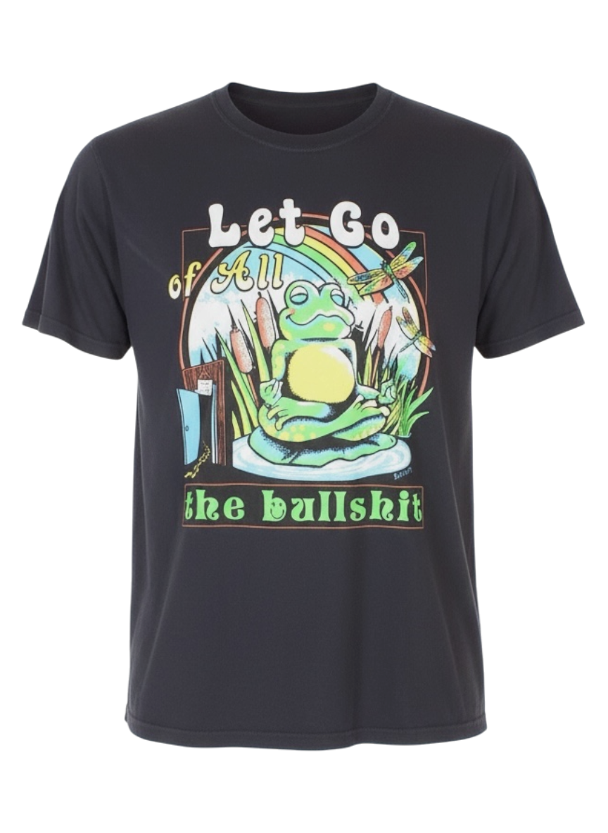 boss dog art dept. let go graphic black novelty tee