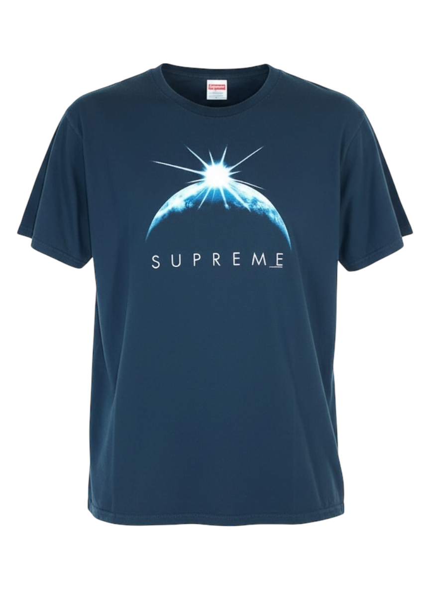 Supreme dark blue space tee shirt
