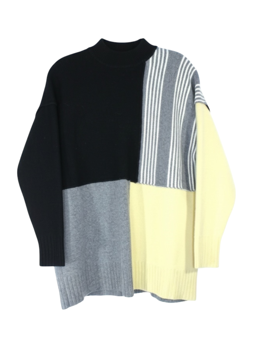 Jil Sander Colorbloc Wool Sweater