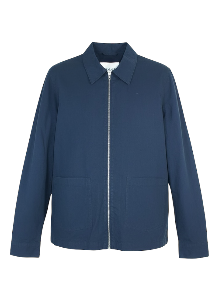 no nationality nn. 77 navy nylon workwear jacket