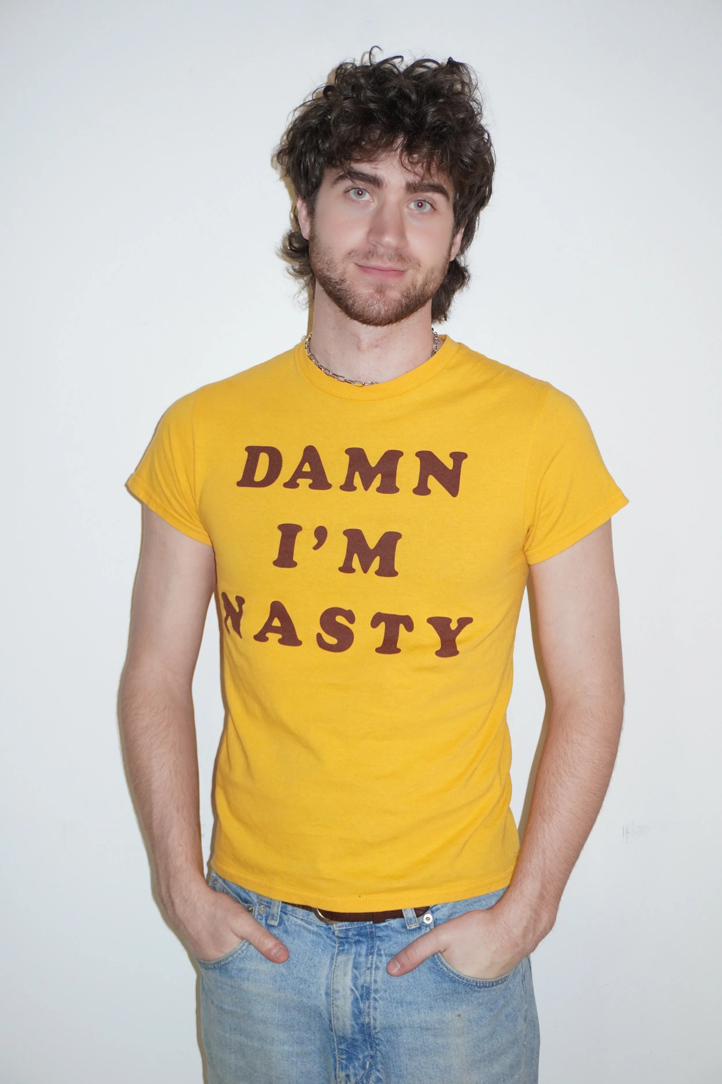 Damn I'm Nasty' Yellow Novelty Tee