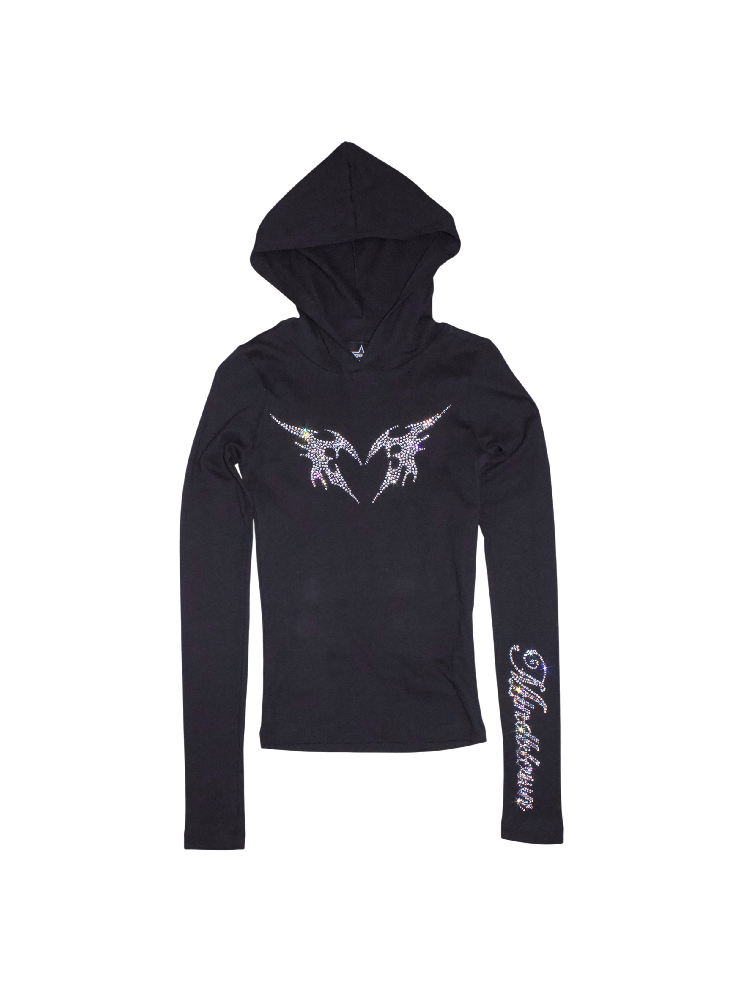 Dark Angel Rhinestone Baby Tee