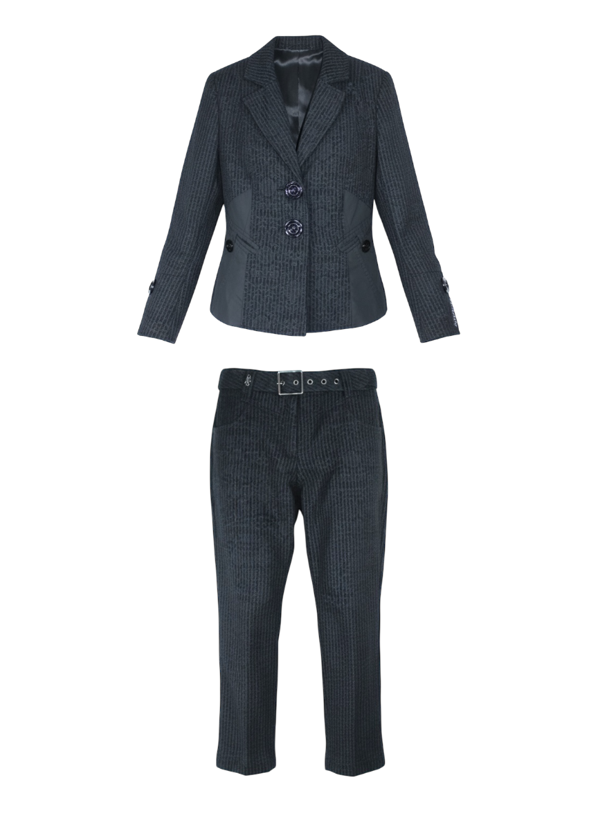 Air Field Striped 2-Piece Suit