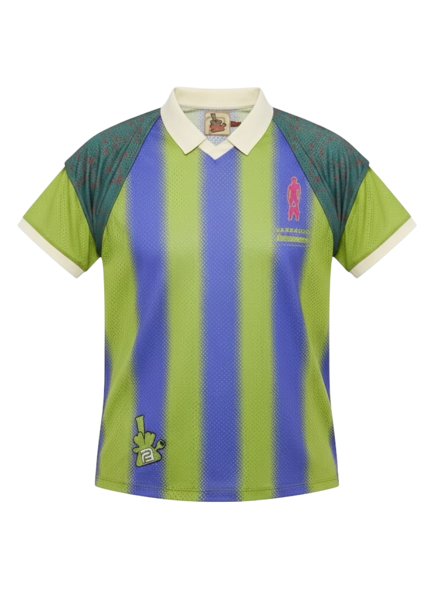 heaven by marc jacobs x barragán green and blue layered jersey