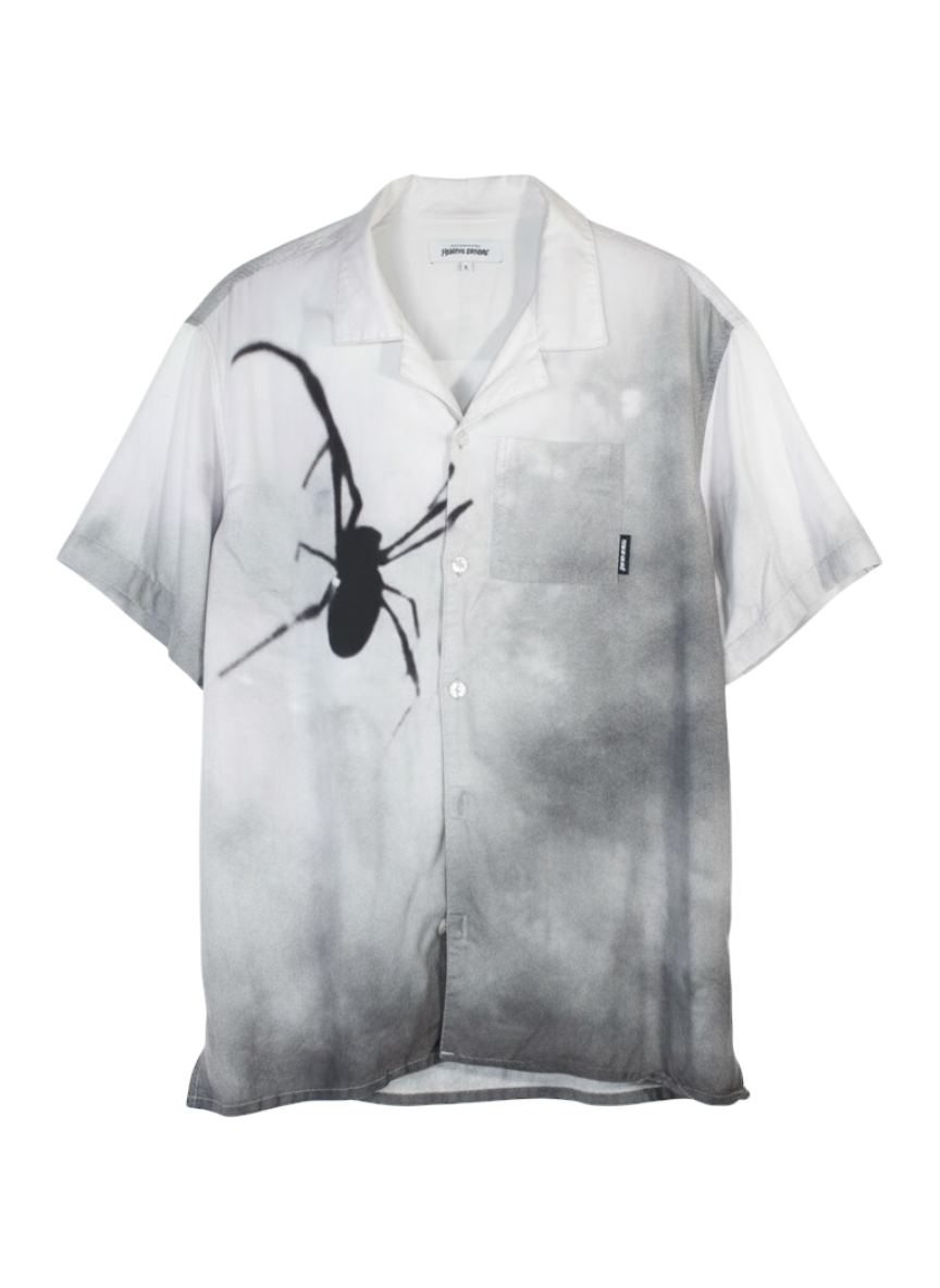 Fucking Awesome shadow spider button down shirt