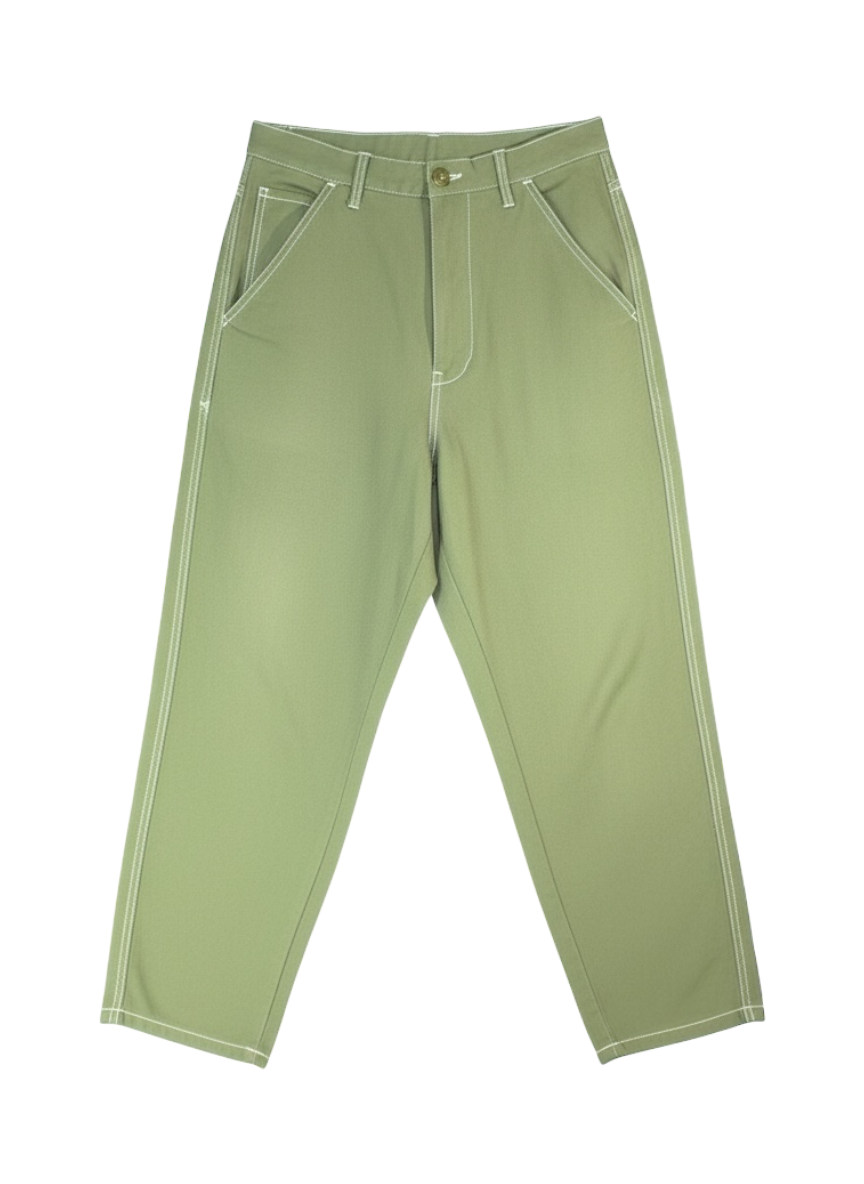 comme des Garçons olive green trouser