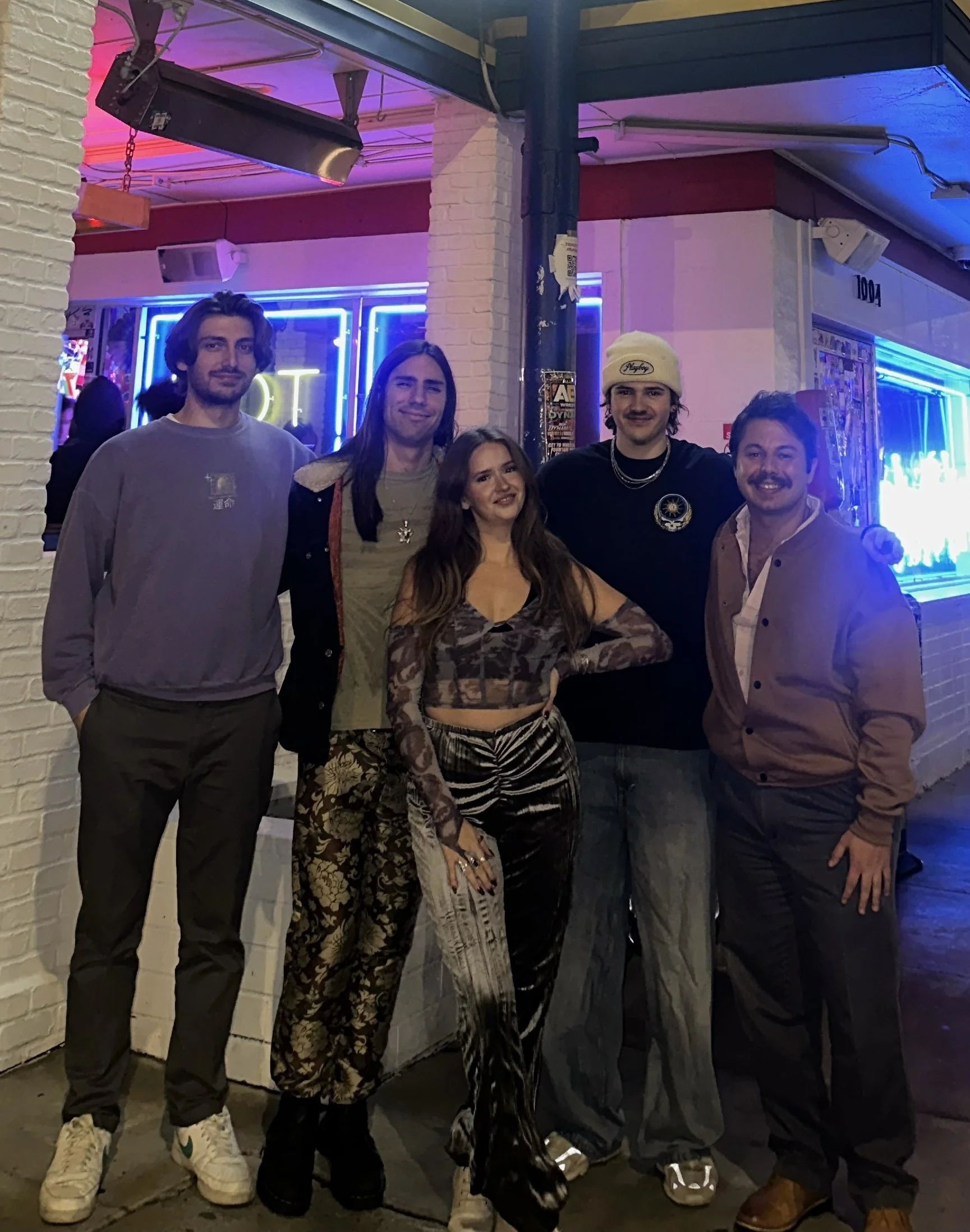 Hunter Lambert with band