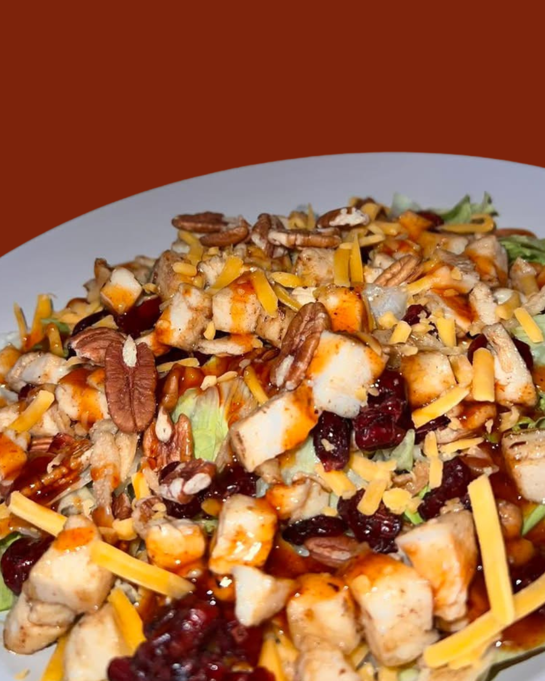 Spicy Peach Chicken Salad