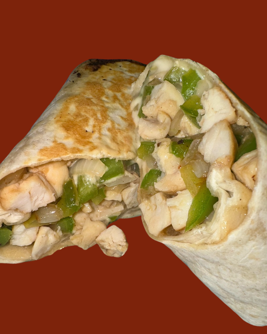 Chicken Cheese Steak Wrap