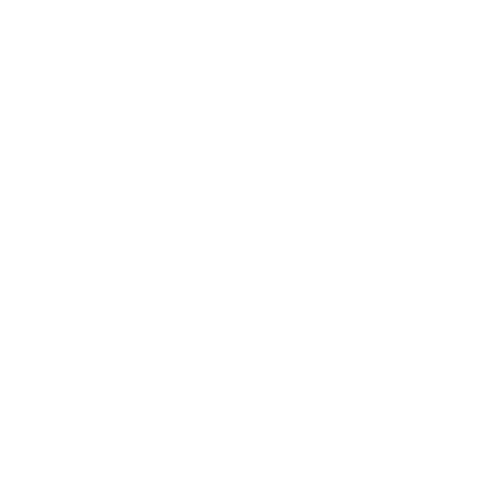 Outline drawing of a human brain on a black background.