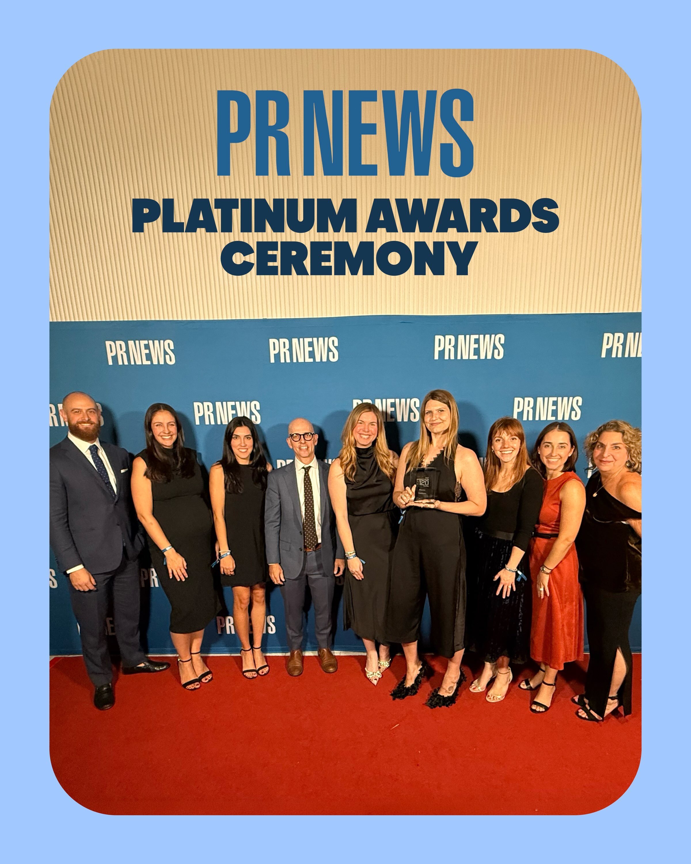 We cleaned up nice for this one! This week at the @prnews Platinum Awards, we celebrated Catamaran making the 2027 PRNEWS Agency Elite Top 120 list, and our founder Garland Harwood was honored as a PRNEWS Person of the Year. What a night!