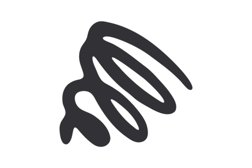 Outline drawing of a chili pepper with a stem.