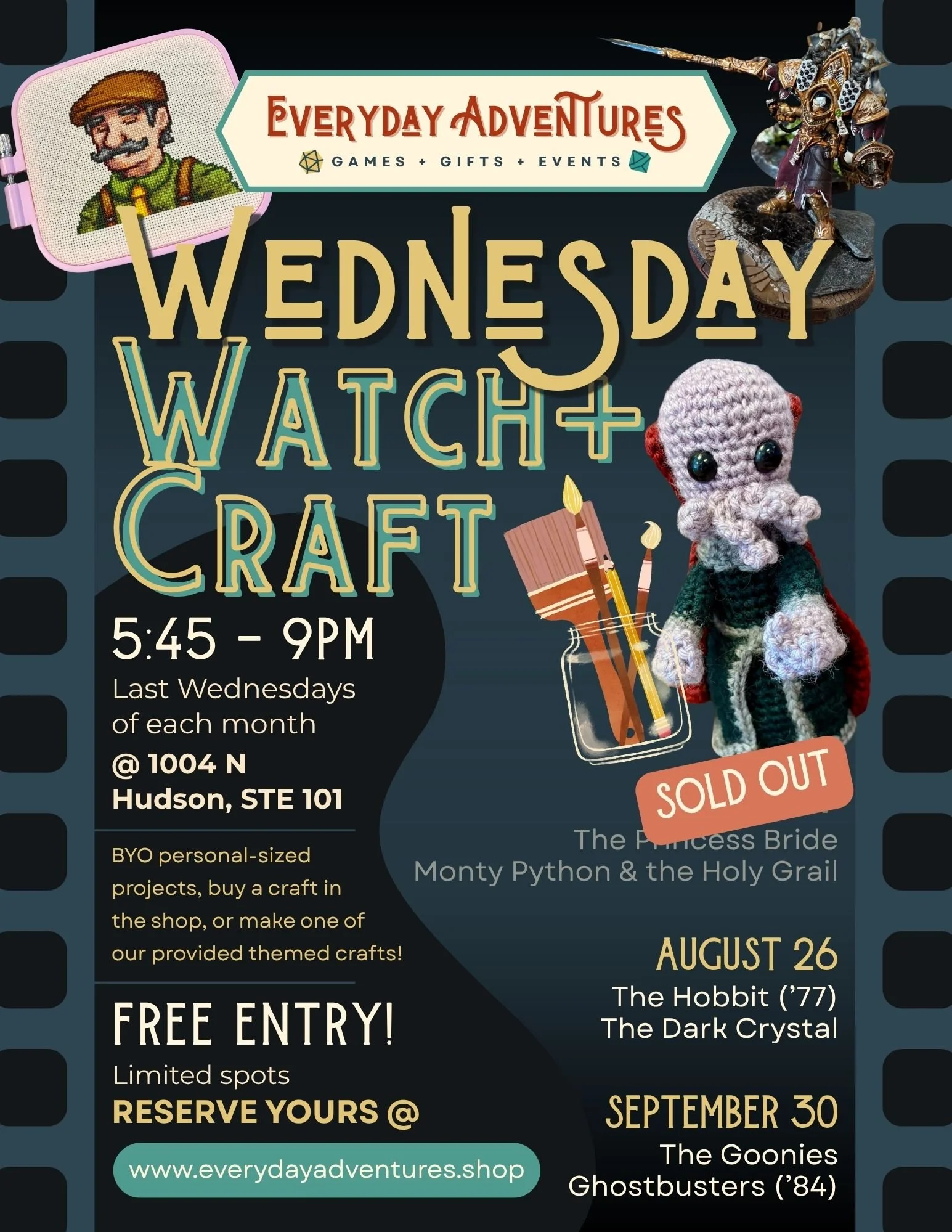 MONTHLY - Wednesday Watch + Craft