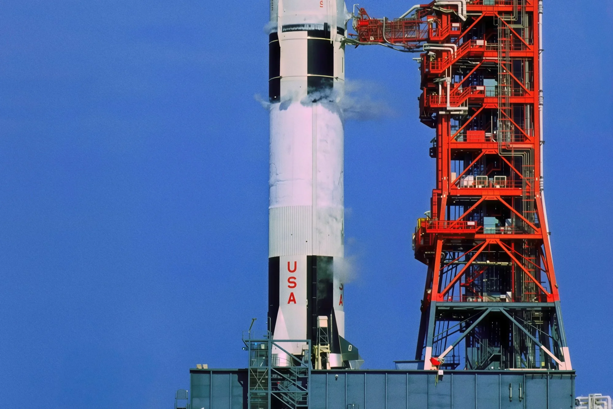 Apollo 8 Launch Video Restoration Demo