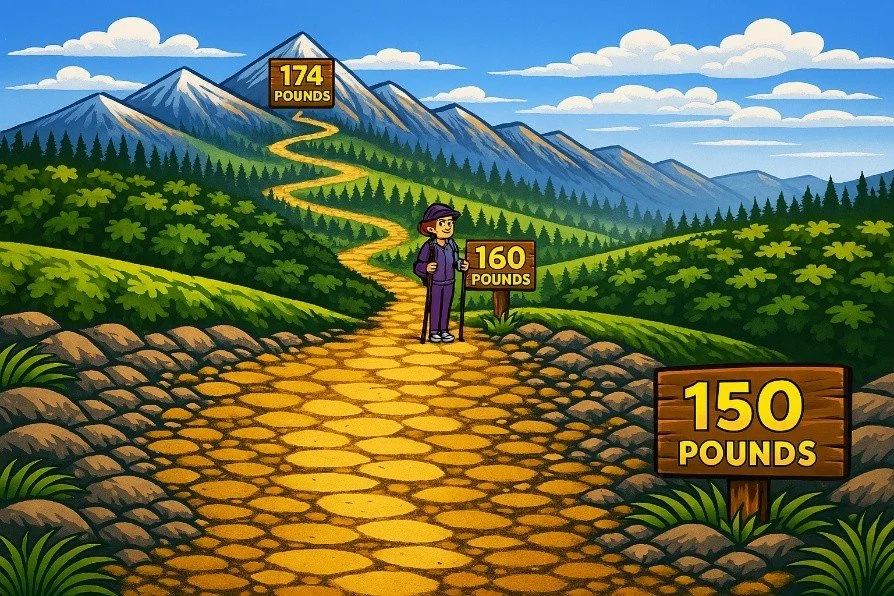 Halfway There – Only 35,000 more to go!&nbsp; (Calorie deficit, that is!)