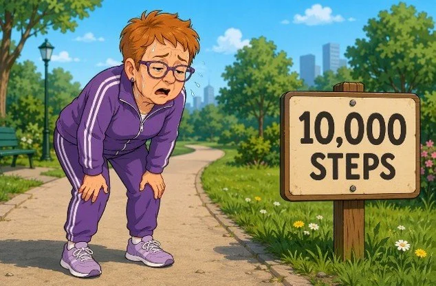 10,000 Steps A Day – Good Guide??&nbsp; – It depends on your age!&nbsp;