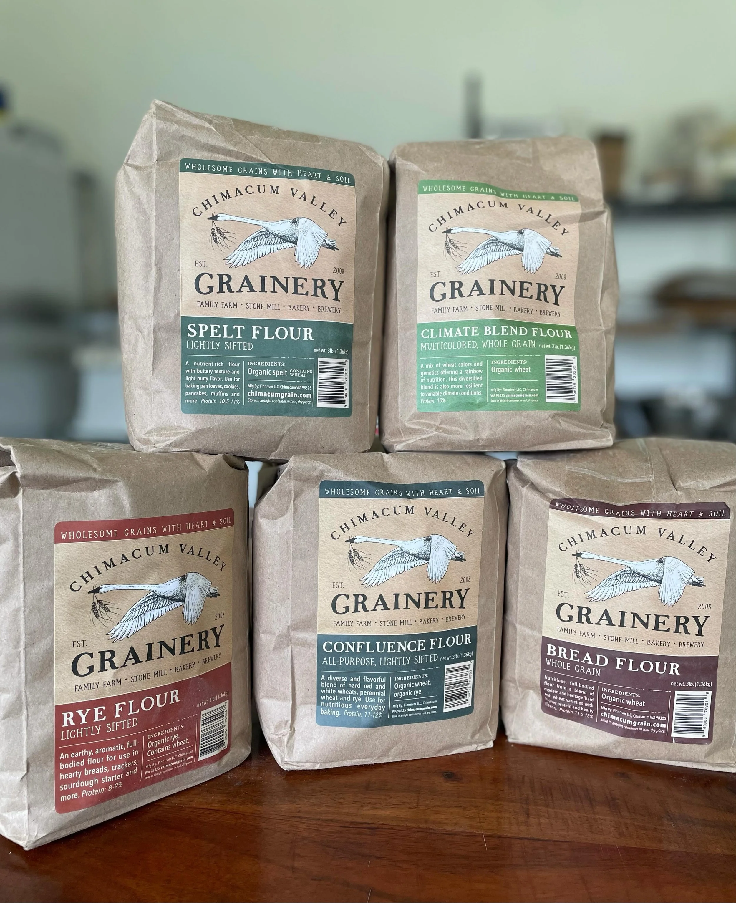 This week I have the pleasure of working with fresh milled flour from @chimacumgrain This vertically integrated business holds so many principles that I resonate with. They are a regenerative and certified organic farm, grainery, brewery, and bakery,
