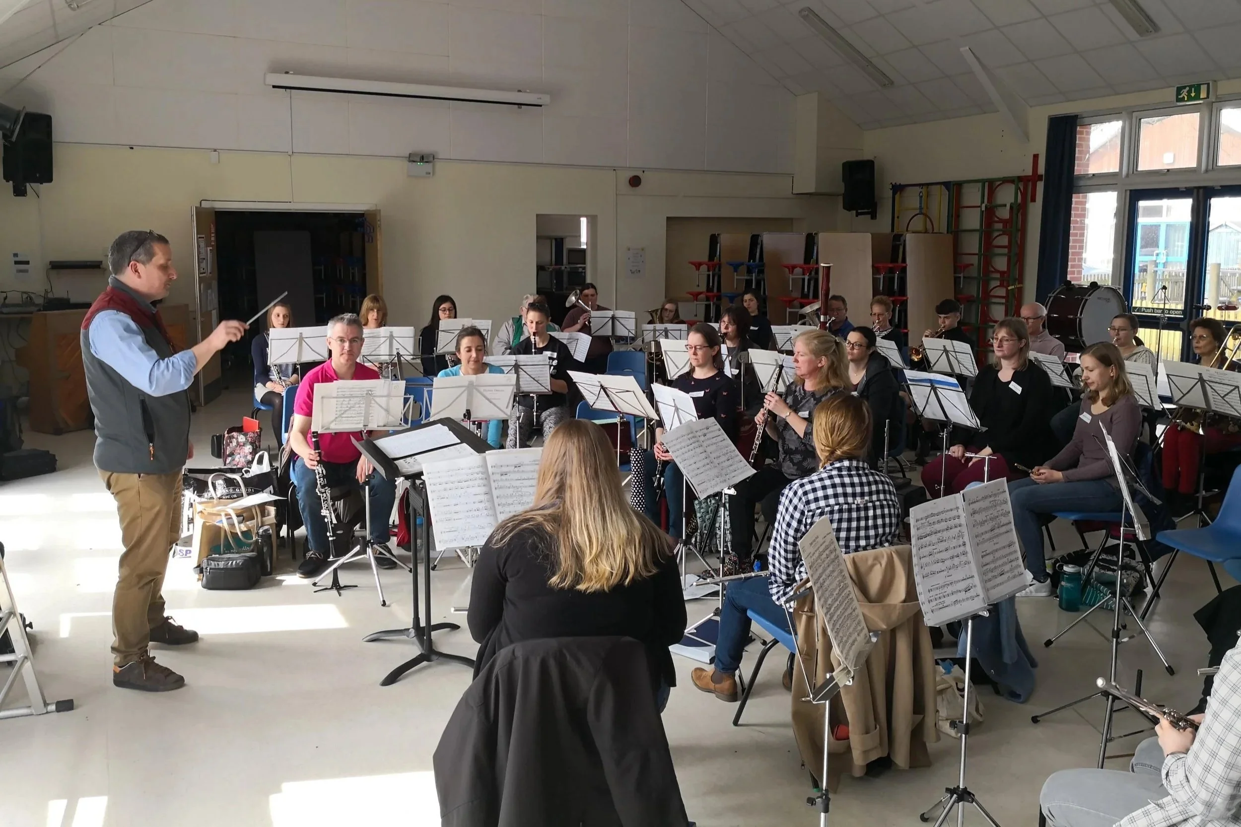 Music workshop with Major Ian Davies
