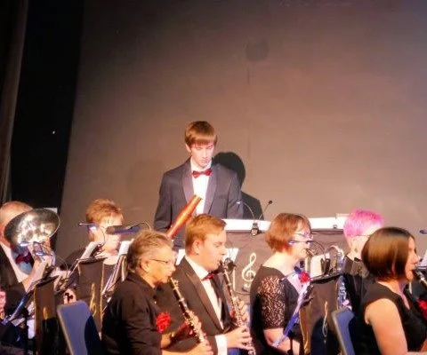Joyful xylophone solo, a first for band