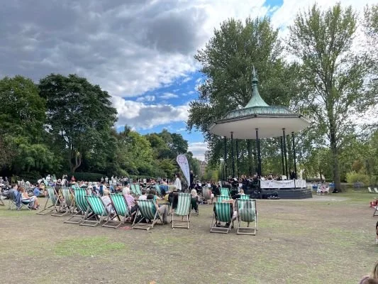 A privilege to play at Regent's Park Bandstand