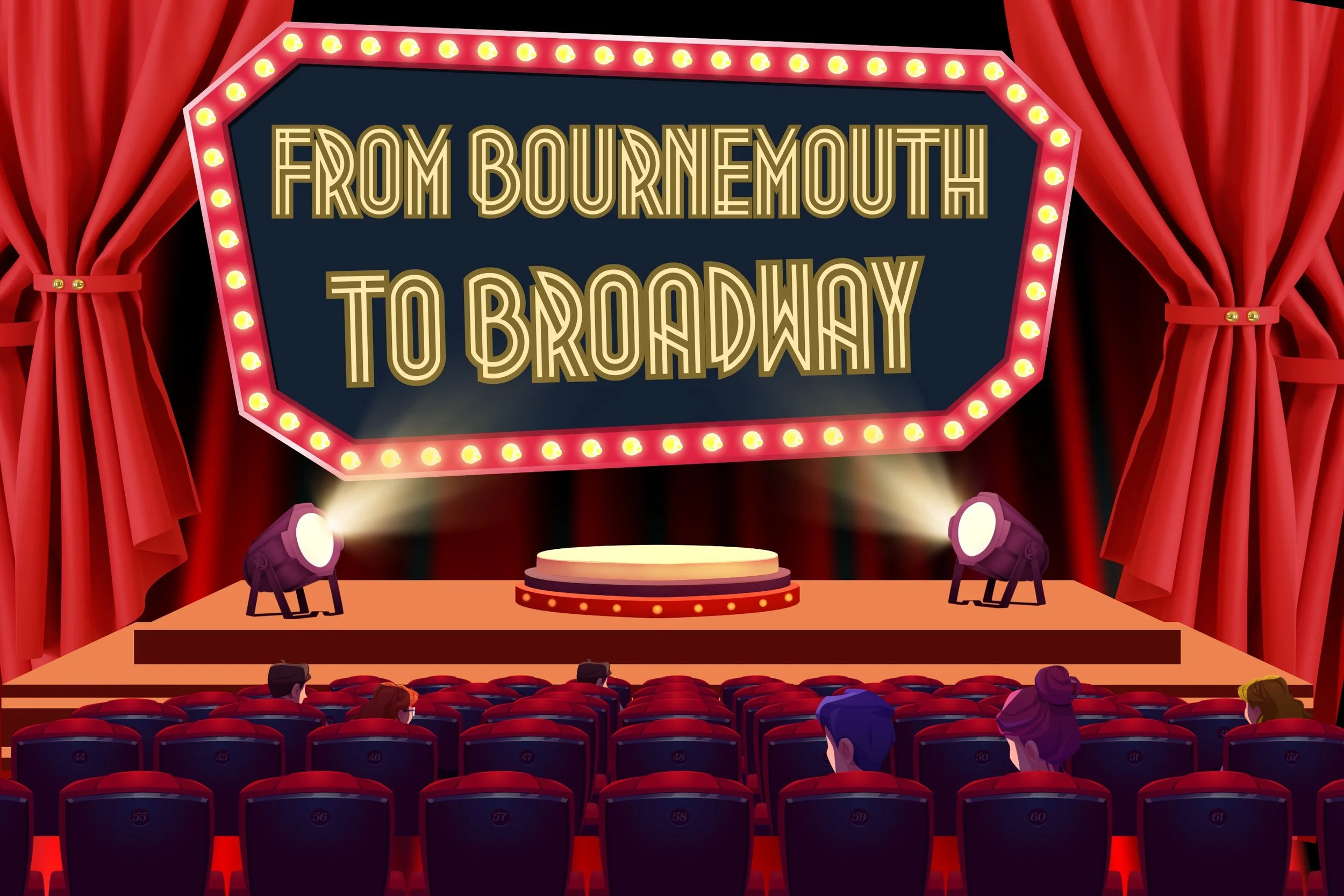 From Bournemouth to Broadway musicals concert poster