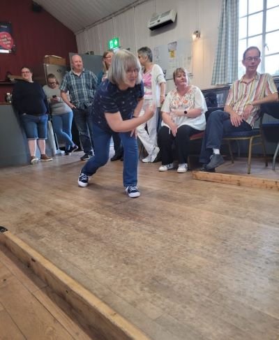 Ros playing skittles