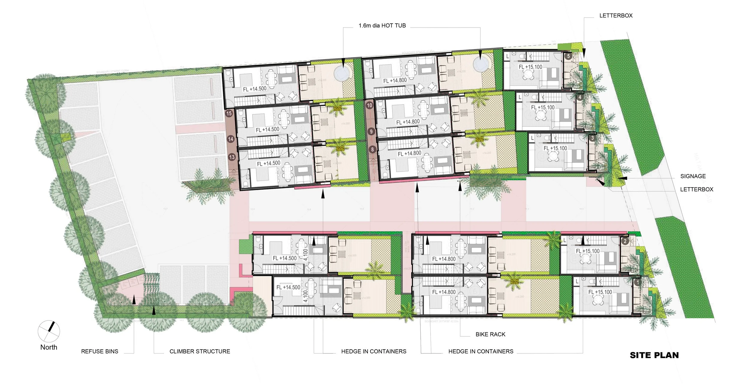 Bali inspired landscape