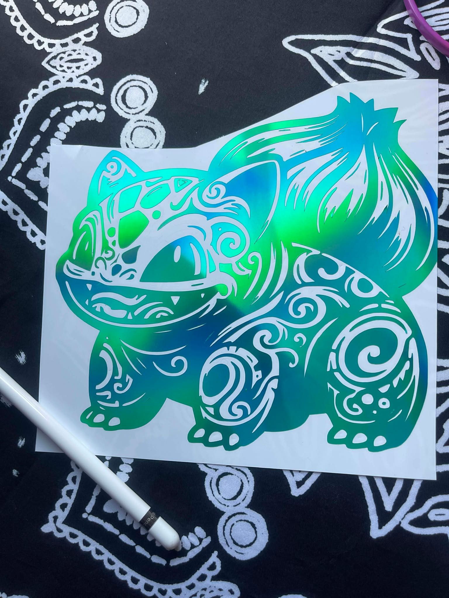 LIMITED "Sentient-Onion" Holographic Green