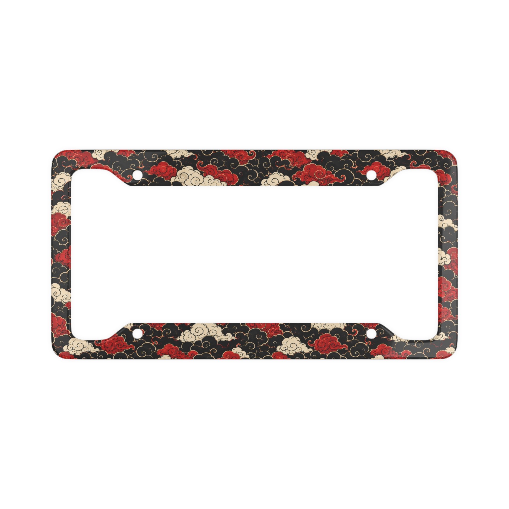 Japanese Cloud License Plate Frame