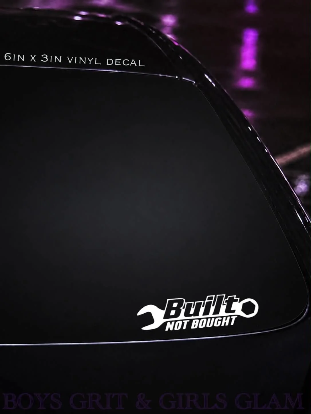 Built Not Bought