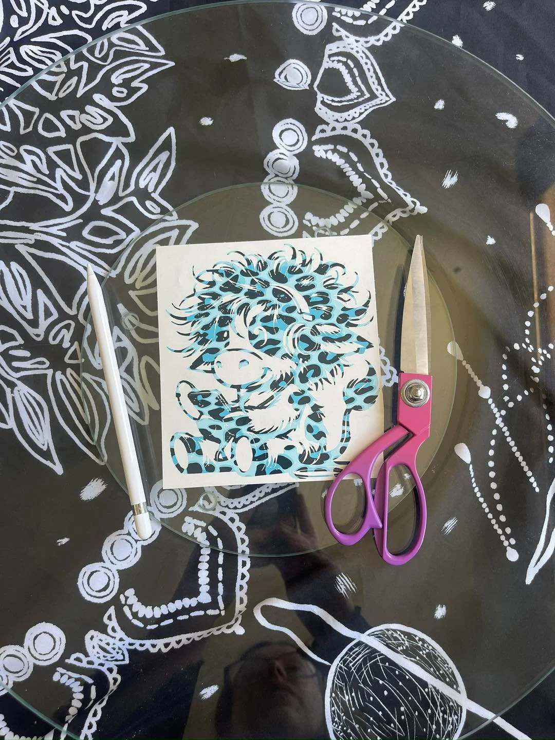 "Vibing-Cub" Permanent Vinyl Car Decal