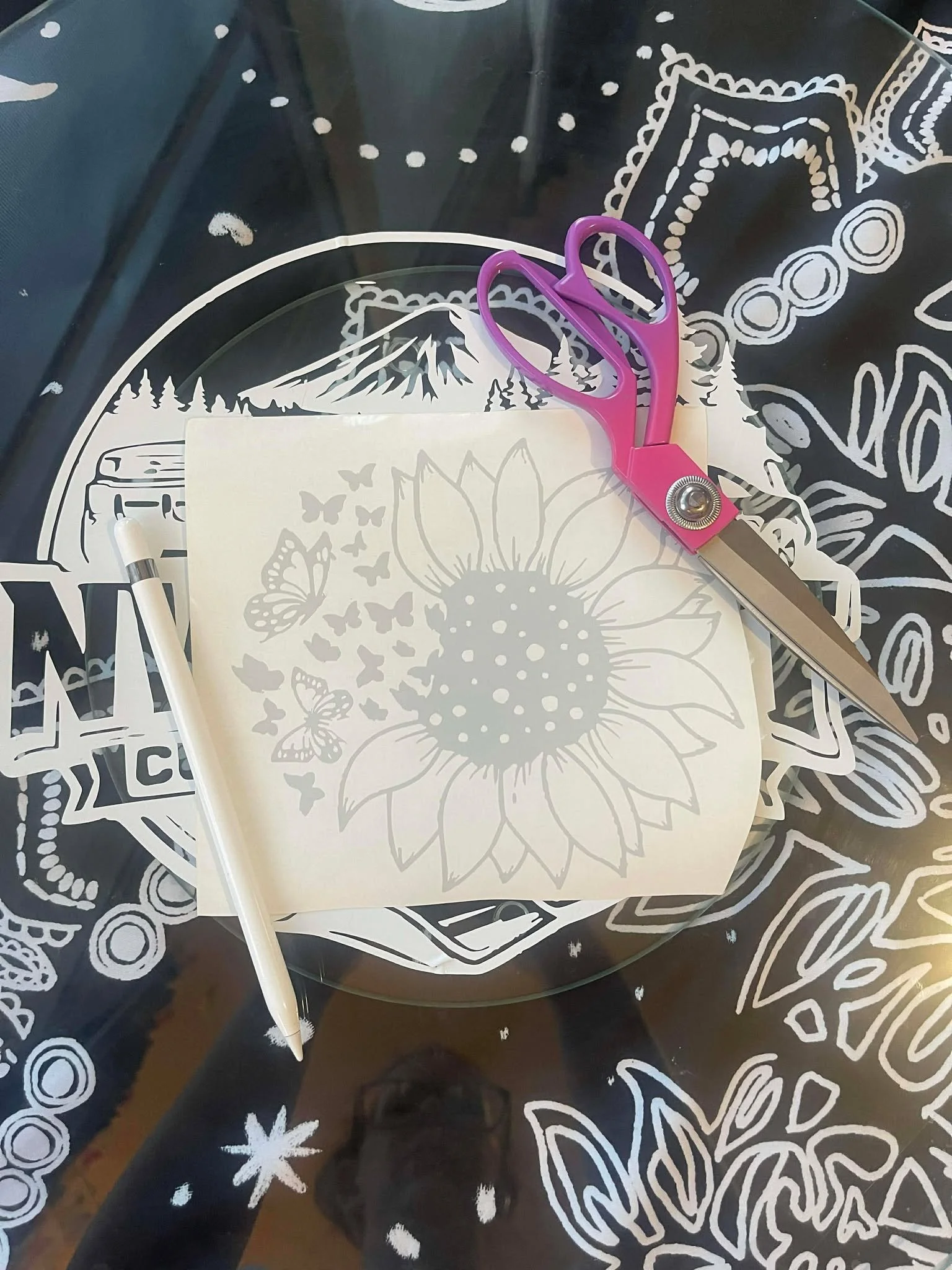 "Butter-Flower" 10cm x 10cm