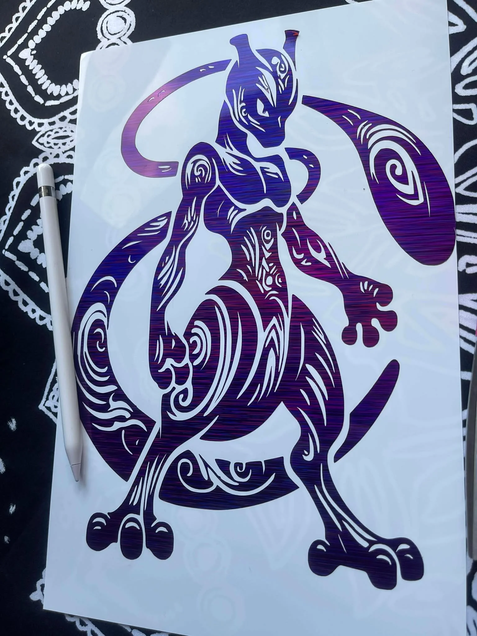 "Purple-Rain-Lizard" Holographic