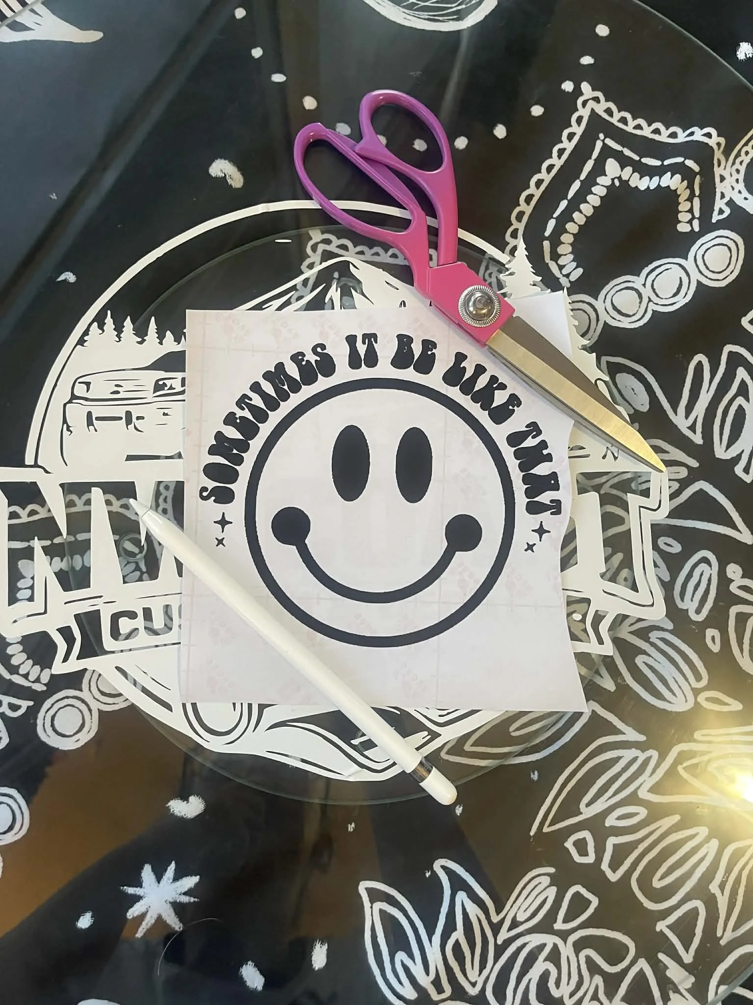 "Sometimes It Be Like That" 6x6(in)