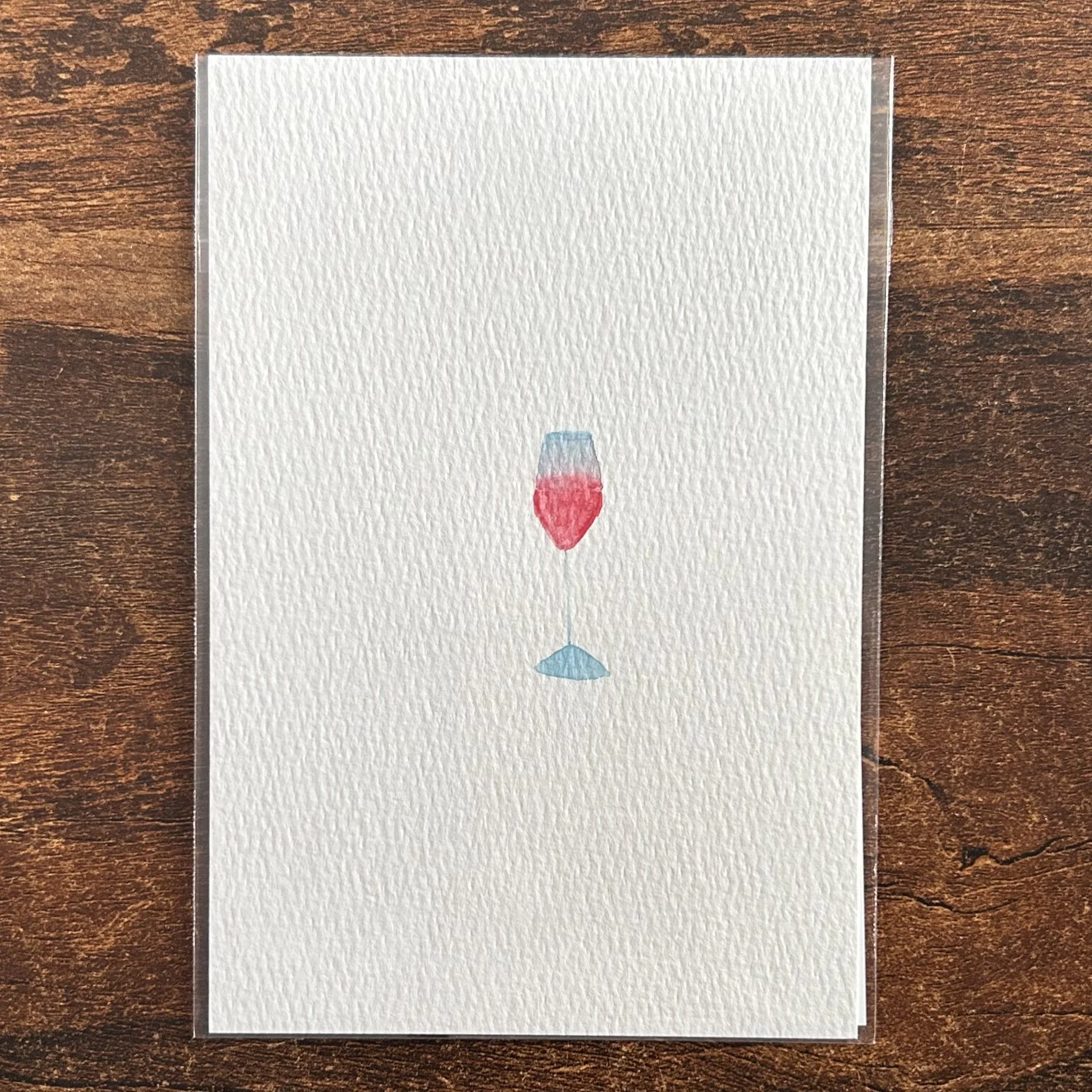 CABERNET - Watercolor Original (4x6)